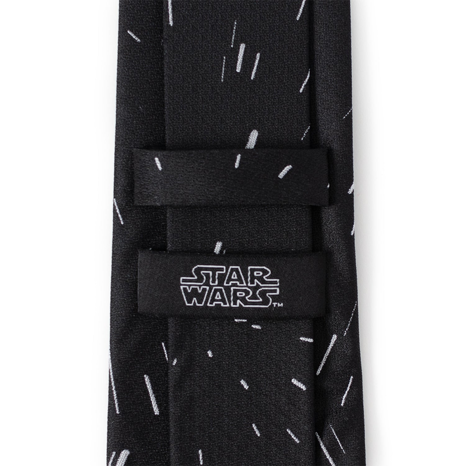 Star Wars Hyperspace Black Tie with Hidden Message - My Men's Shop