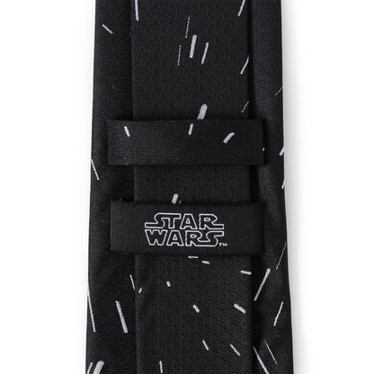 Star Wars Hyperspace Black Tie with Hidden Message - My Men's Shop