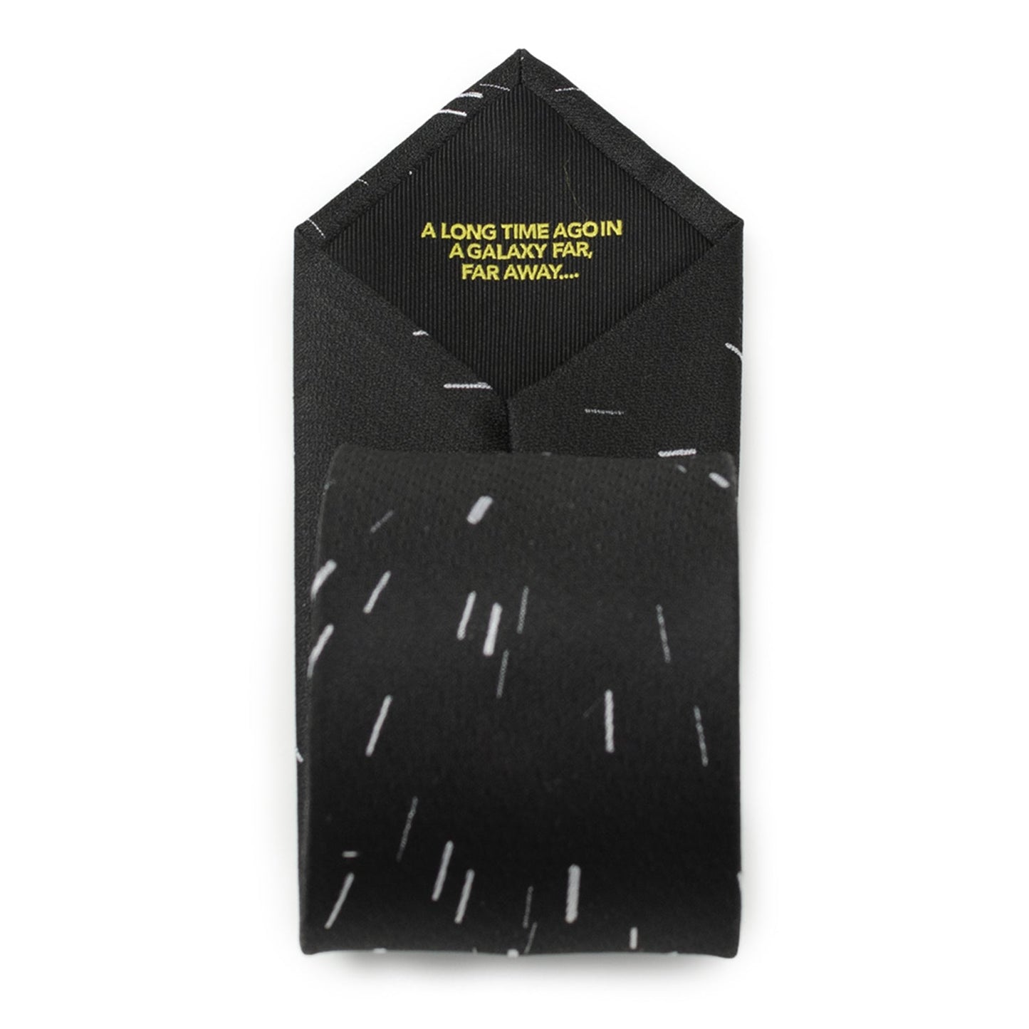 Star Wars Hyperspace Black Tie with Hidden Message - My Men's Shop