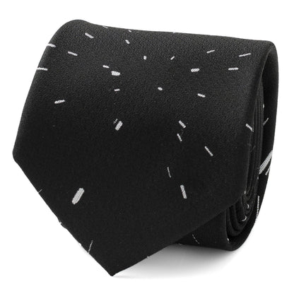 Star Wars Hyperspace Black Tie with Hidden Message - My Men's Shop