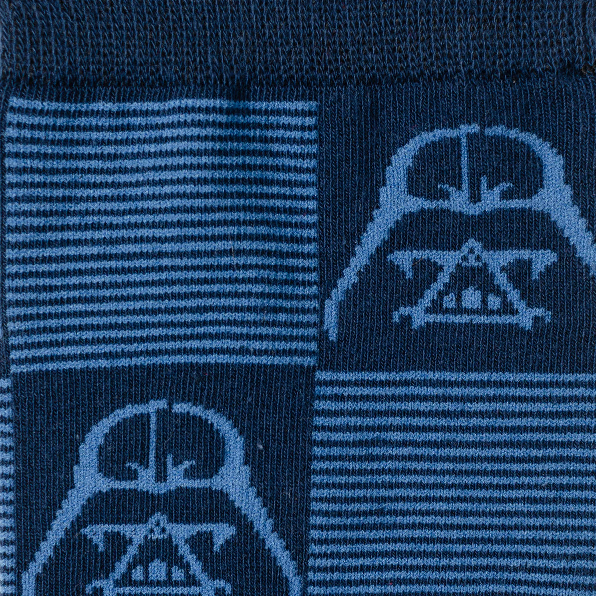 Star Wars Darth Vader Calcetines a Cuadros Azul Marino y Negro con Pin de Solapa del Emblema Imperial Set de Regalo