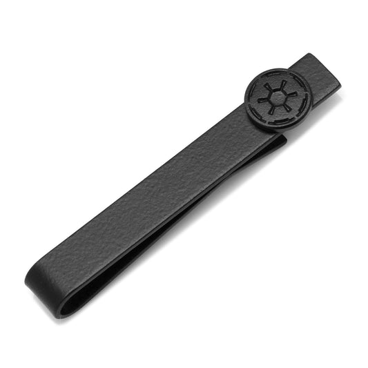 Barra de Corbata Negra Satinada con el Emblema Imperial de Star Wars