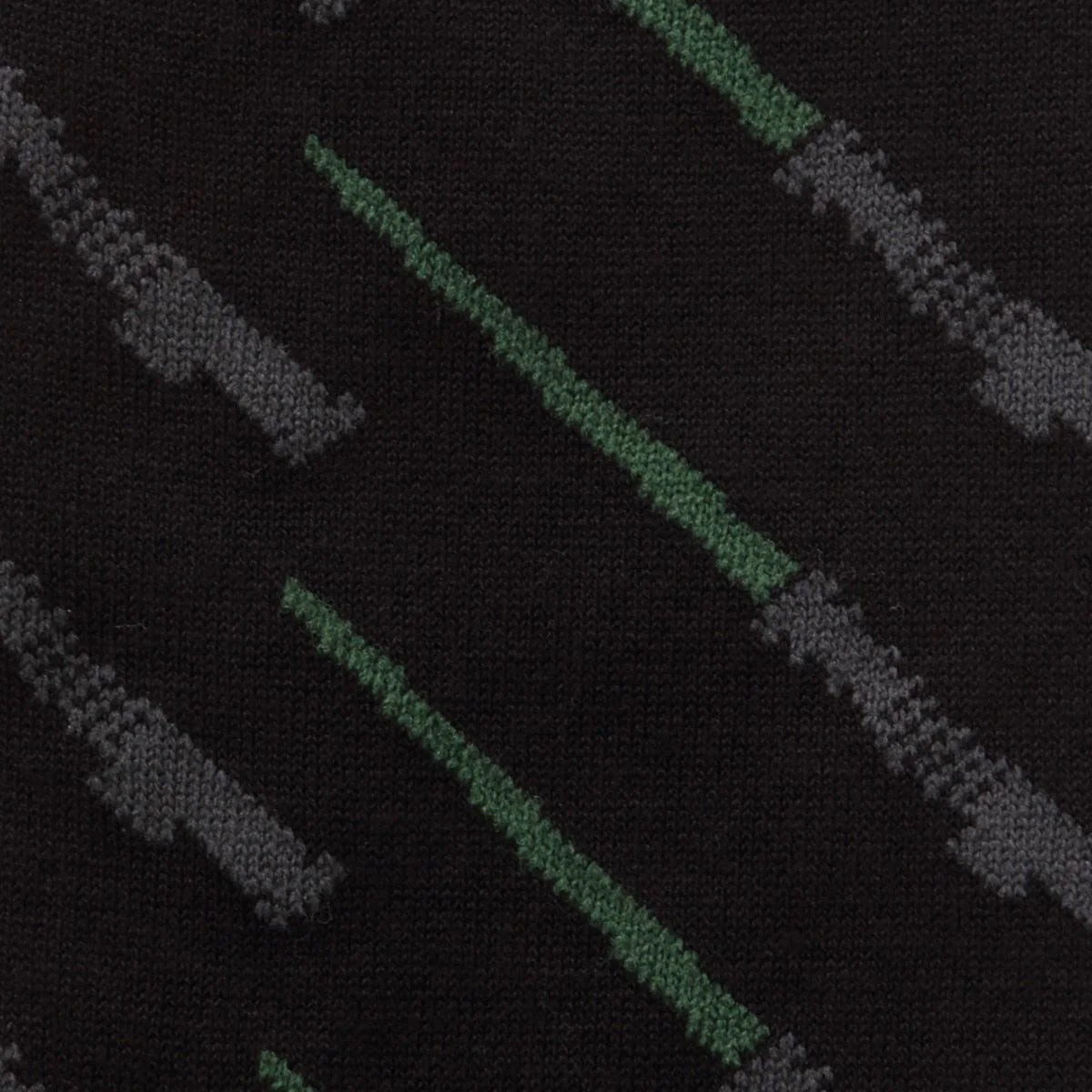 Calcetines negros de vestir con patrón de SABLE LÁSER de Star Wars verde y rojo con set de regalo de pin de solapa del emblema Jedi