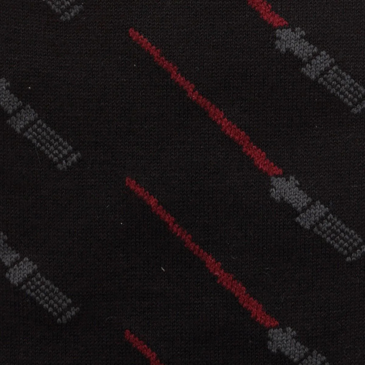 Star Wars Green and Red LIGHTSABER Pattern Black Dress Socks with Jedi Crest Lapel Pin Gift Set - My Men's Shop