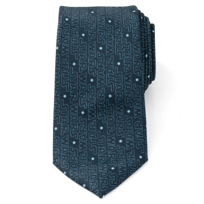 Star Wars Logo Blue Tie - My Men's Shop