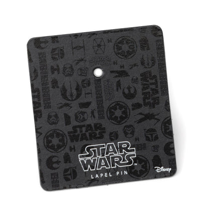 Set de regalo de calcetines de vestir negros y rojos y pin de solapa con el emblema de Star Wars Boba Fett y Mythosaur