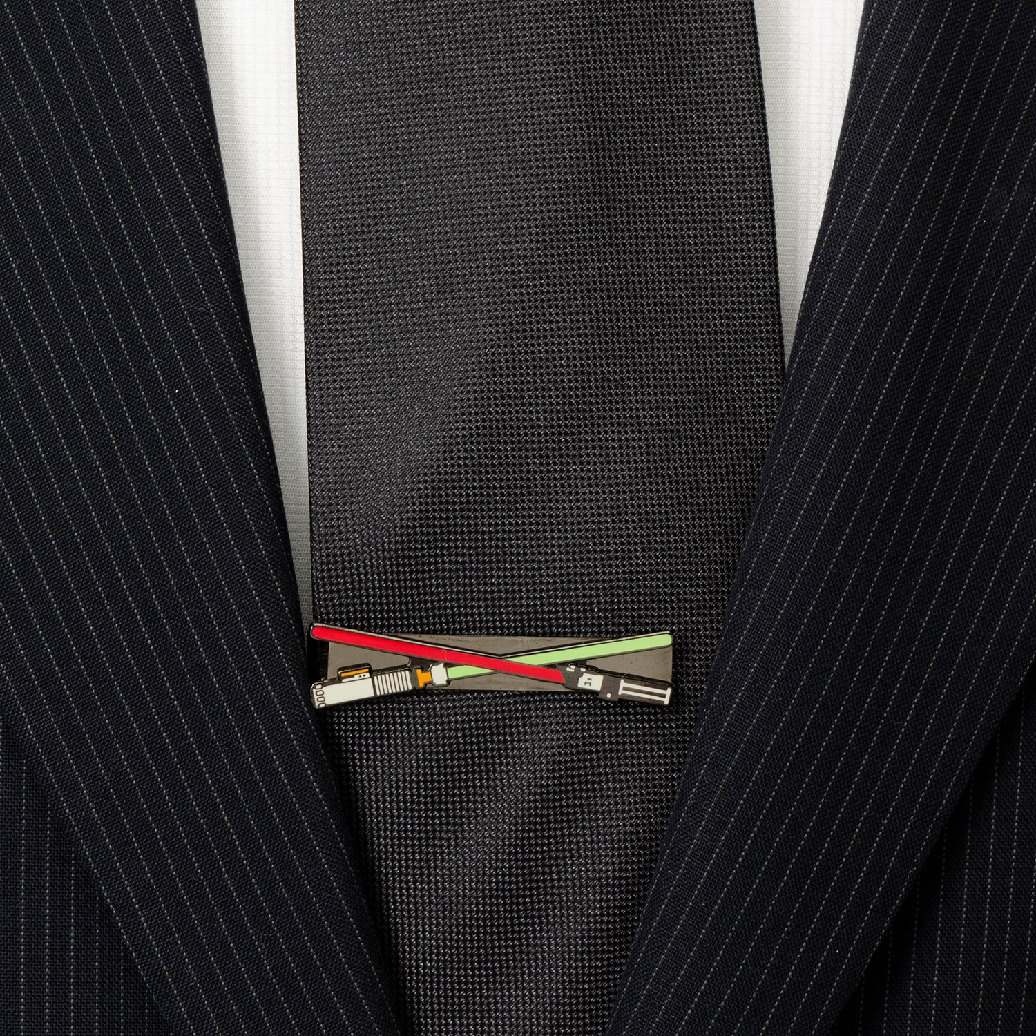 Star Wars Darth Vader and Luke Skywalker LIGHTSABER Battle Tie Bar - My Men's Shop