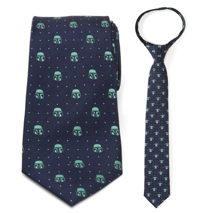 Star Wars Mandalorian and Grogu Zipper Tie Father and Son Gift Set - My Men's Shop