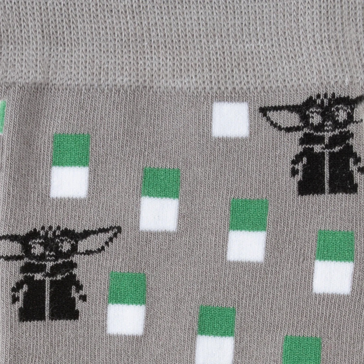 Set de regalo de calcetines y pin de solapa de Star Wars Mandalorian y Grogu gris