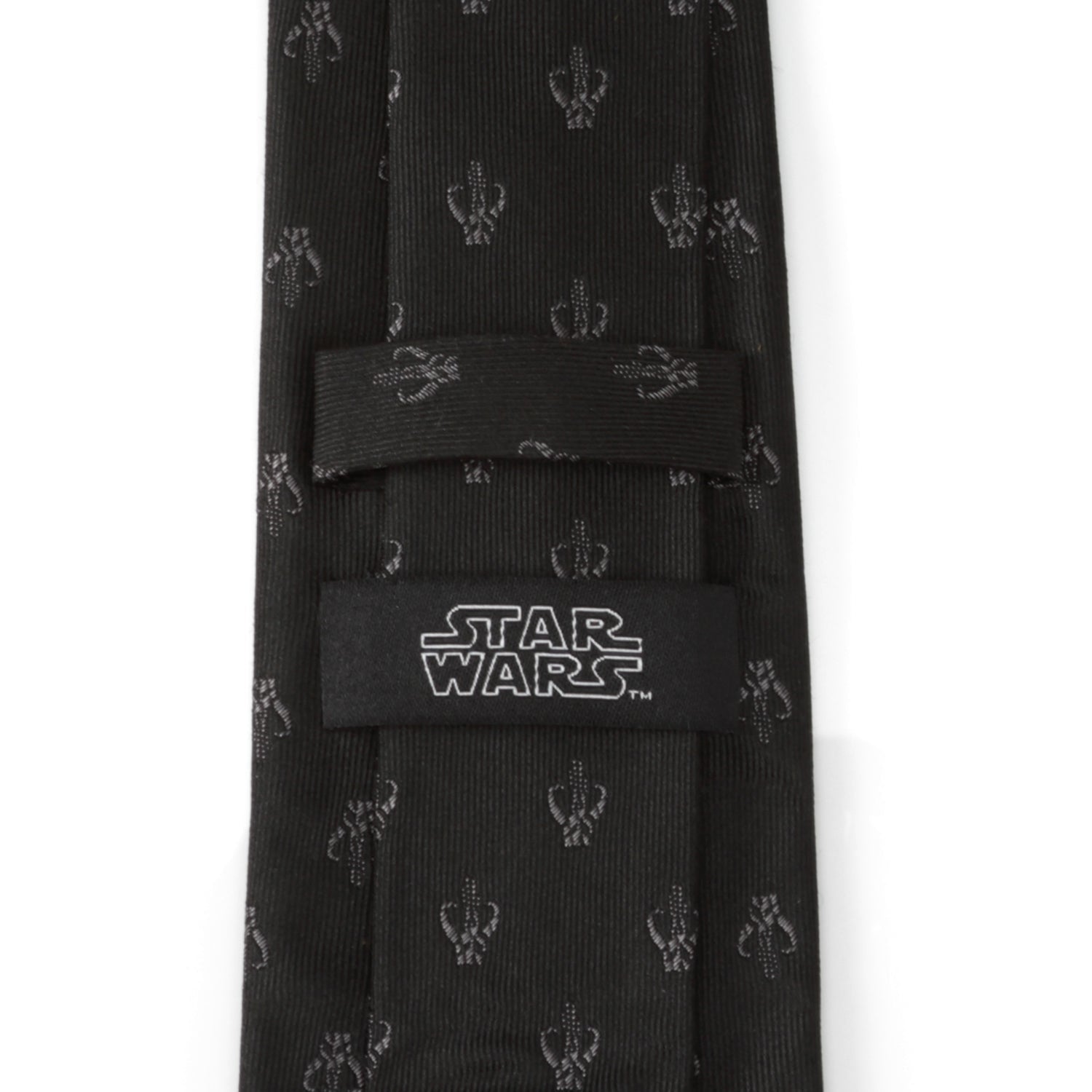 Star Wars Mandalorian Mythosaur Black Silk Tie - My Men's Shop