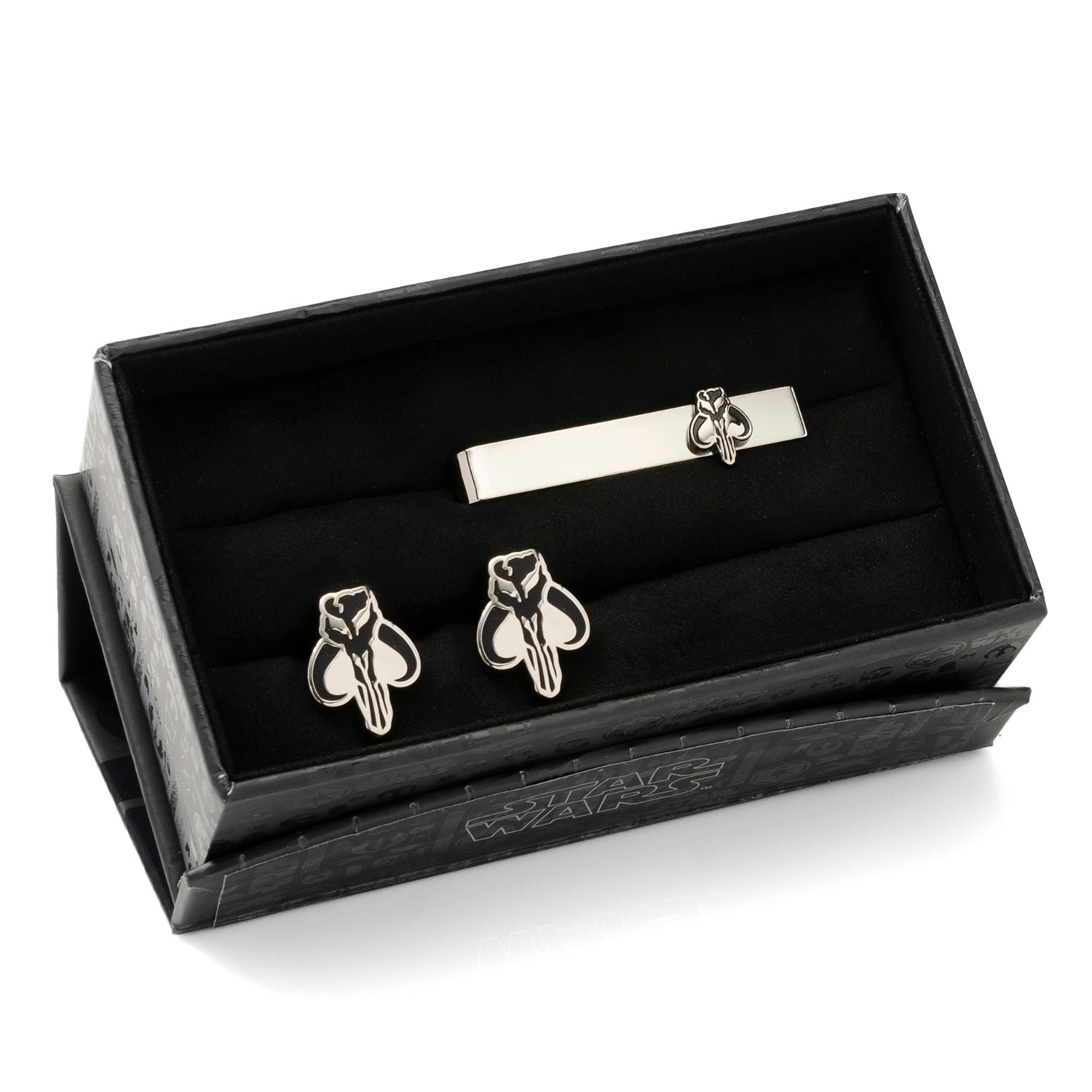 Star Wars Mandalorian Mythosaur Cufflinks and Tie Bar Gift Set - My Men's Shop