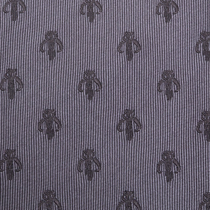 Star Wars Mandalorian Mythosaur Gray Silk Tie - My Men's Shop