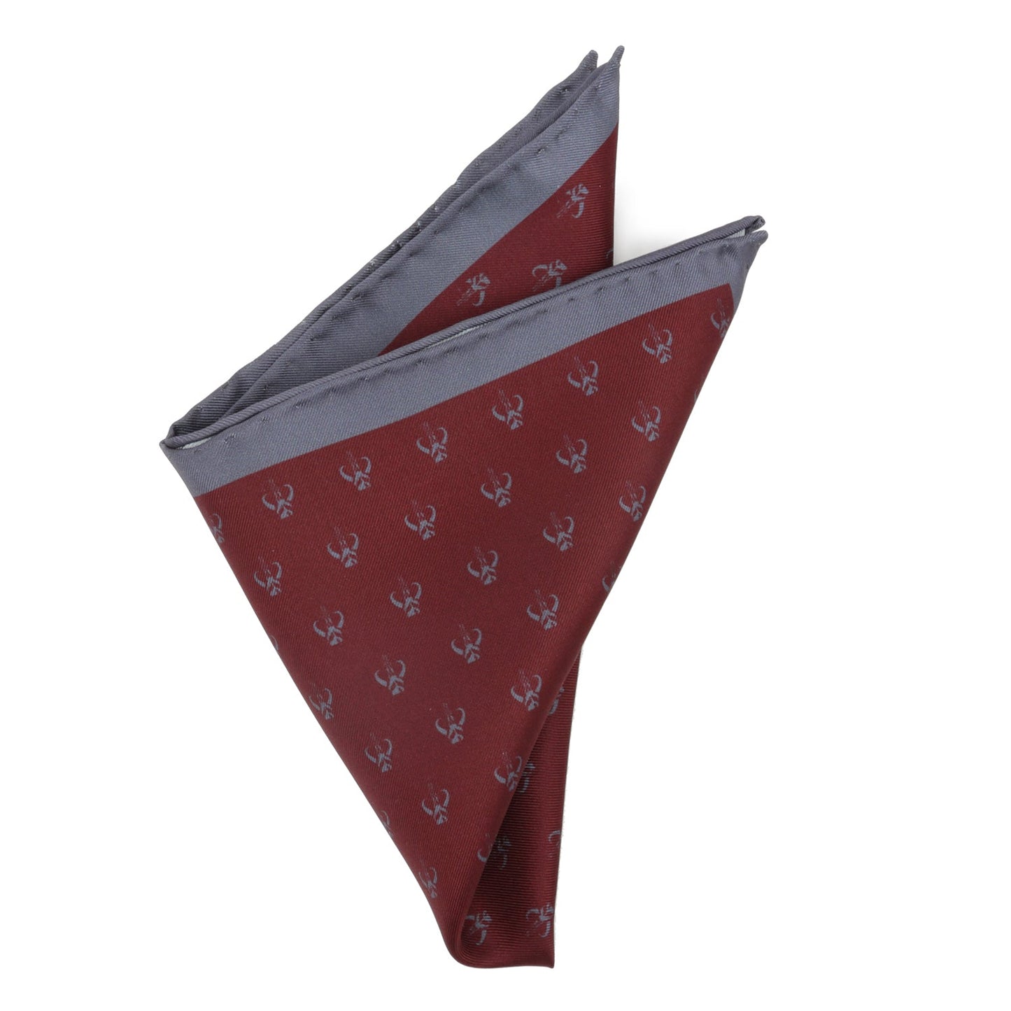 Star Wars Mandalorian Red Silk Pocket Square - My Men's Shop