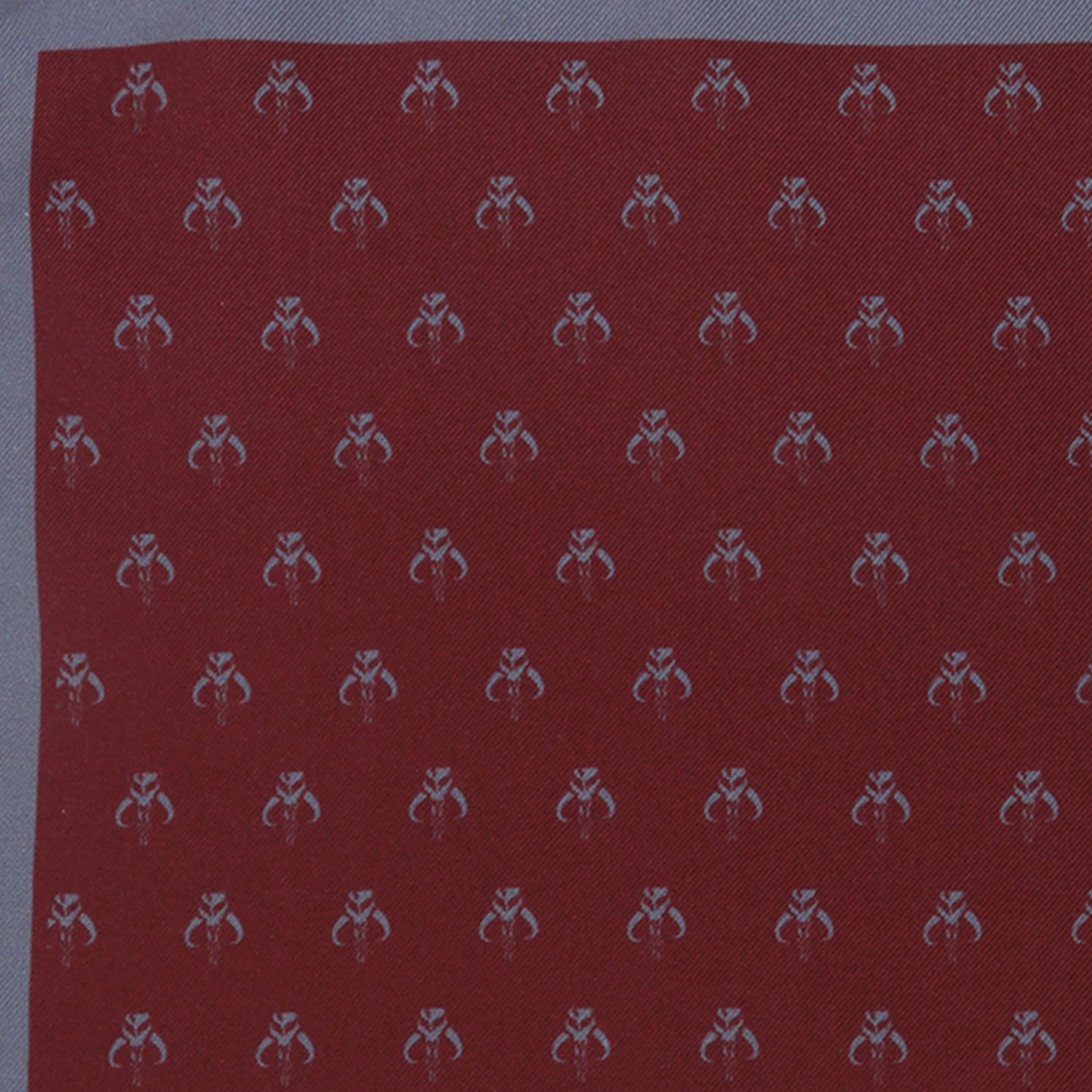 Star Wars Mandalorian Red Silk Pocket Square - My Men's Shop