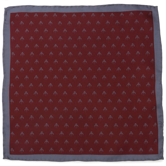 Pañuelo de bolsillo de seda rojo de Star Wars The Mandalorian
