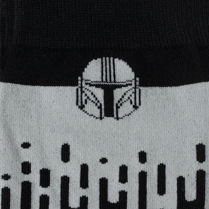 Star Wars El Mandaloriano "Este es el camino" Calcetines de vestir y set de regalo de pin de solapa