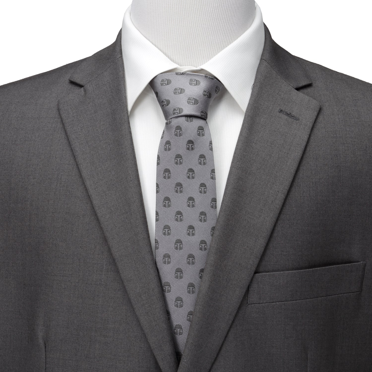 Star Wars Mandalorian Gray Tie - My Men's Shop