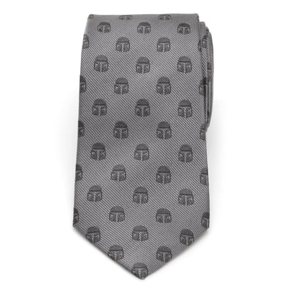 Corbata gris mandaloriana de Star Wars