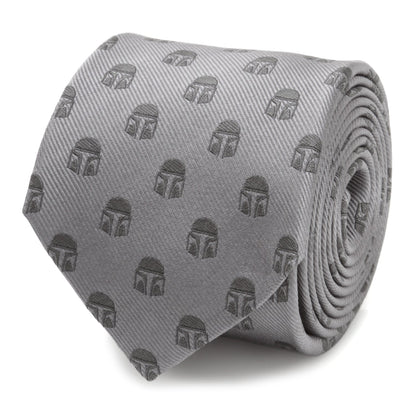 Corbata gris mandaloriana de Star Wars