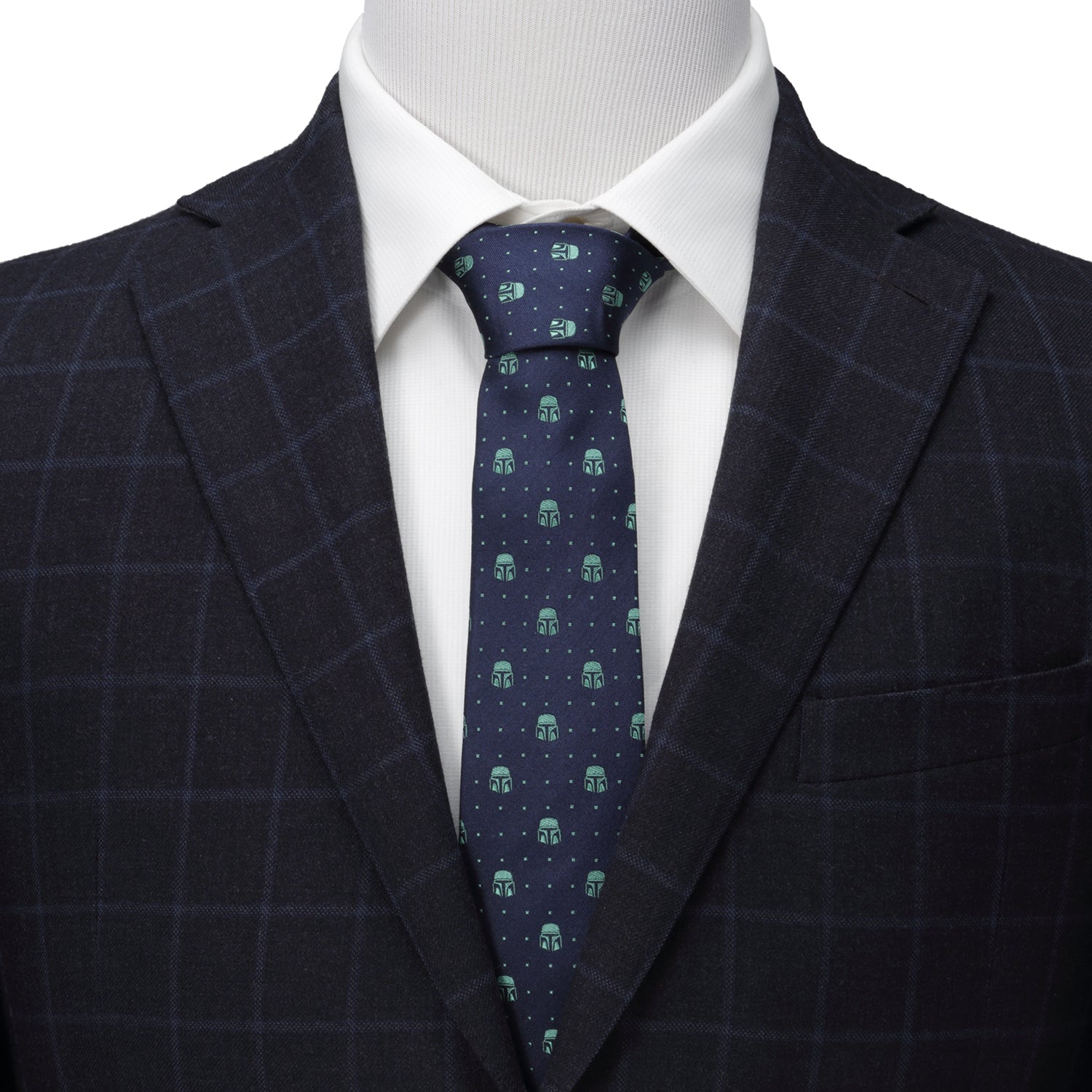 Star Wars Mandalorian Navy Dotted Tie - My Men's Shop
