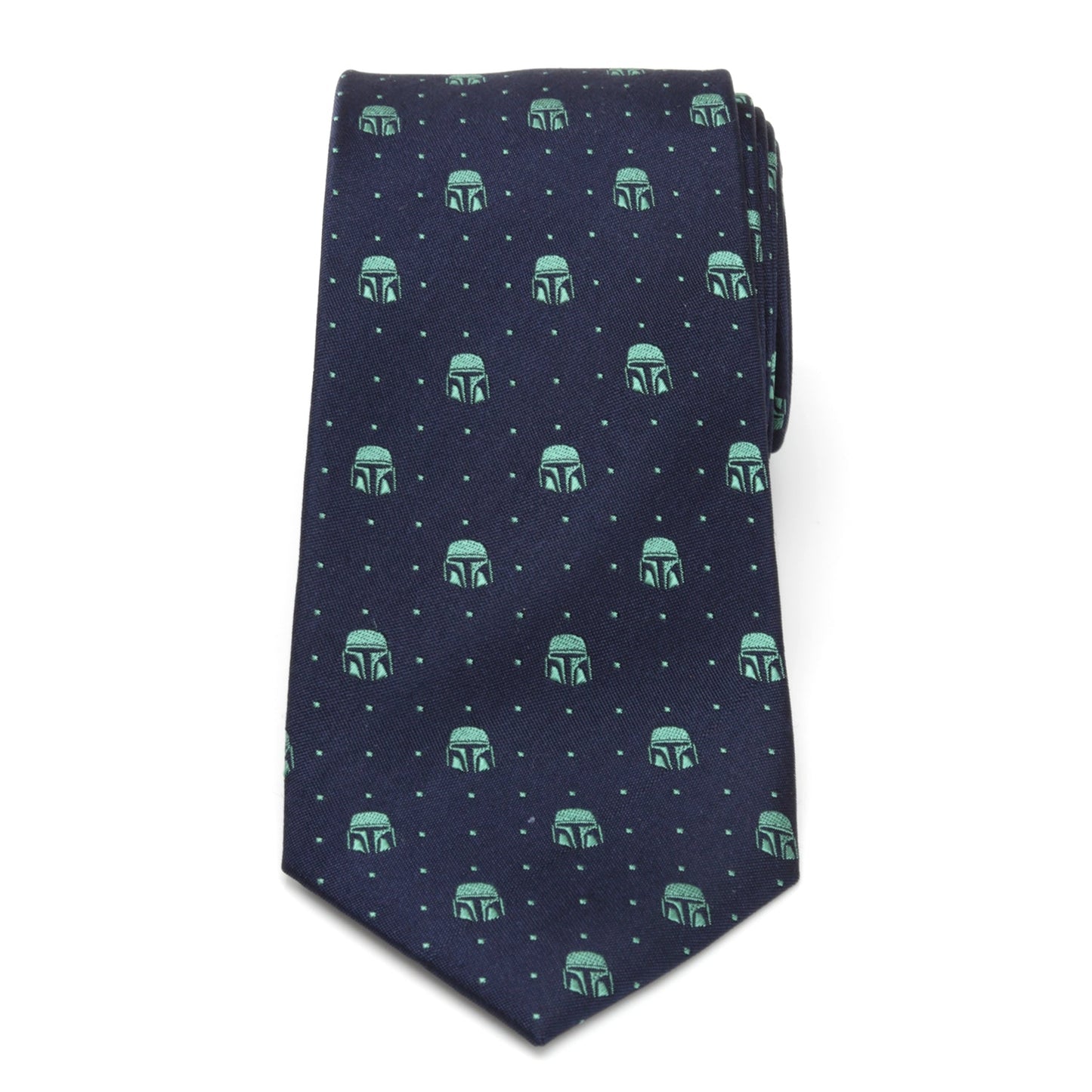 Corbata punteada de la Marina de Mandalorian de Star Wars