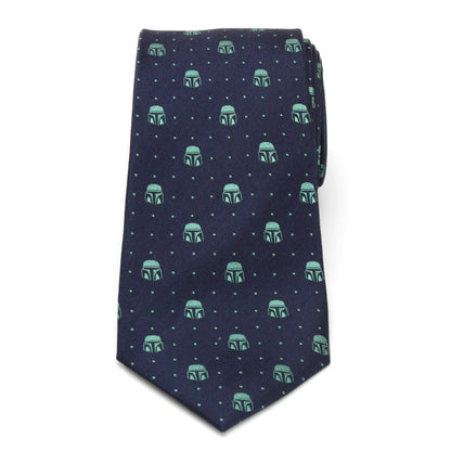 Corbata punteada de la Marina de Mandalorian de Star Wars
