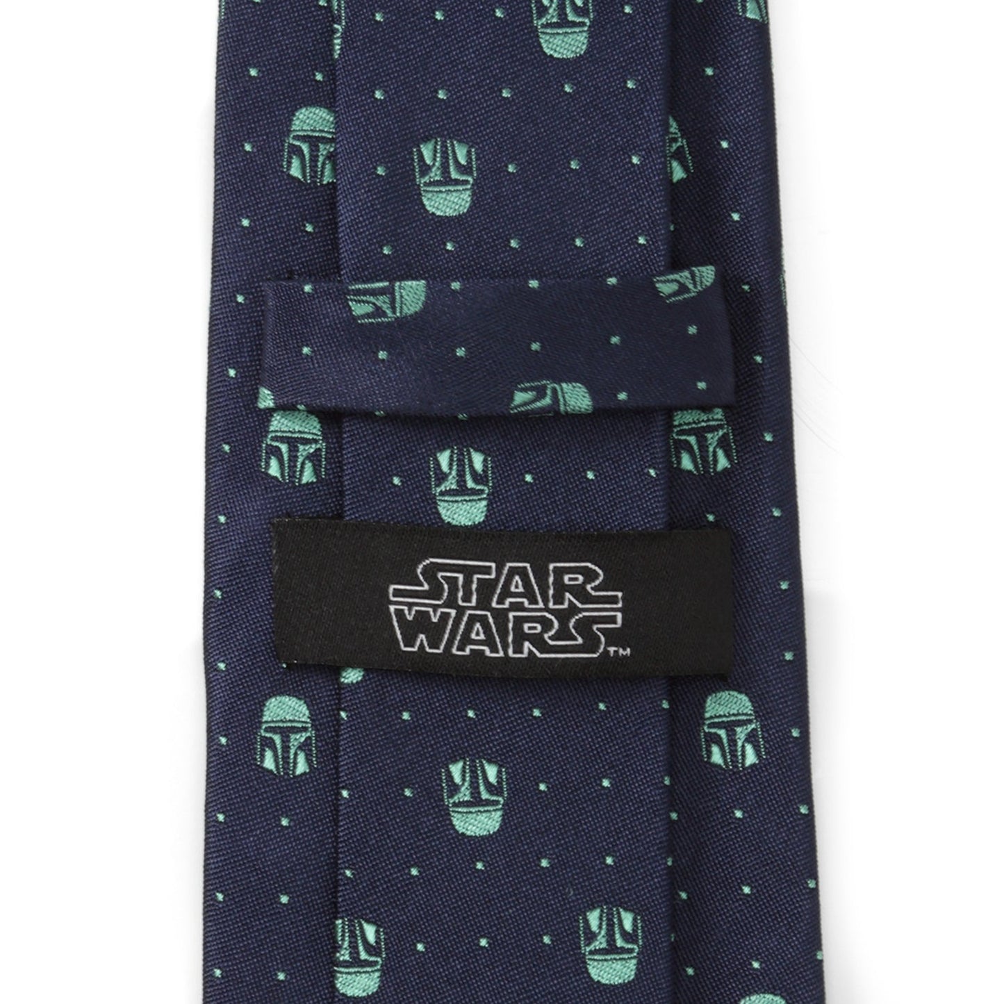 Corbata punteada de la Marina de Mandalorian de Star Wars