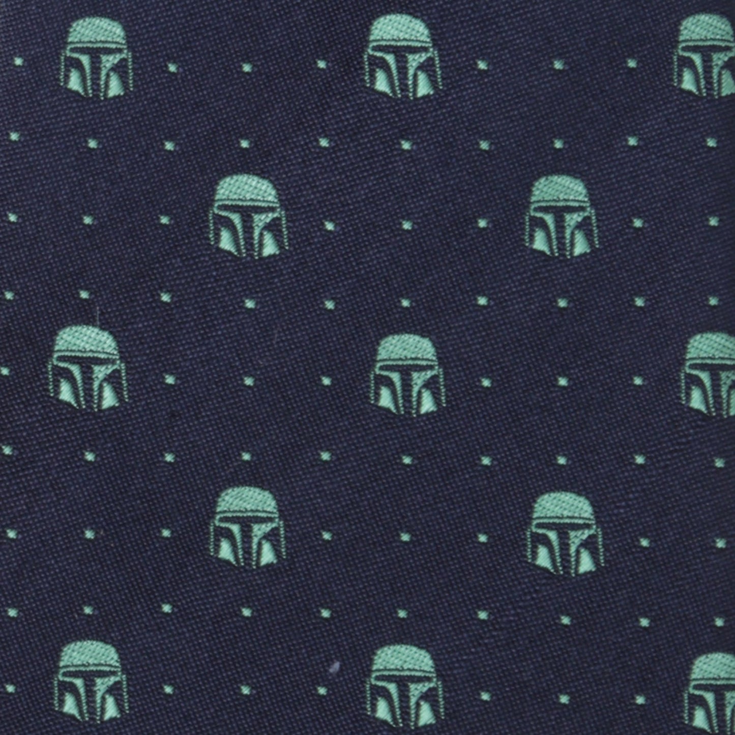 Corbata punteada de la Marina de Mandalorian de Star Wars
