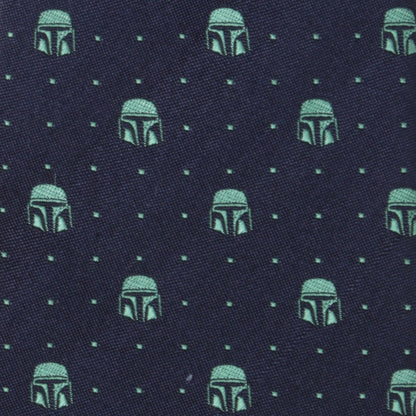 Corbata punteada de la Marina de Mandalorian de Star Wars