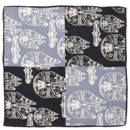 Star Wars Millennium Falcon Blue Pocket Square - My Men's Shop