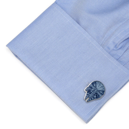 Star Wars Millennium Falcon Blueprint Cufflinks - My Men's Shop