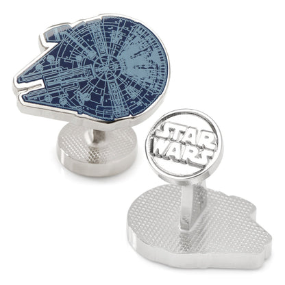 Star Wars Millennium Falcon Blueprint Cufflinks - My Men's Shop