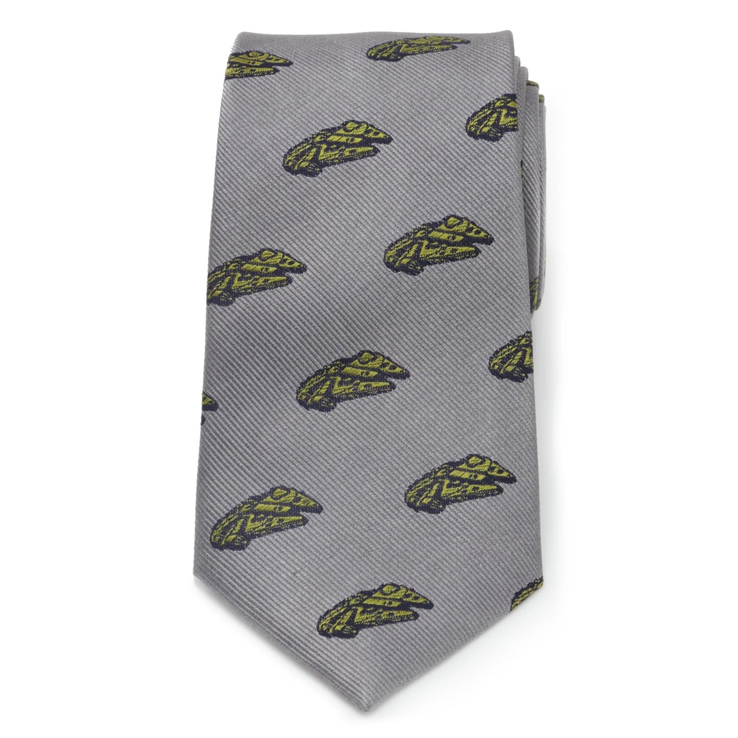 Star Wars Millennium Falcon and TIE Fighter Gray Tie - My Men's Shop