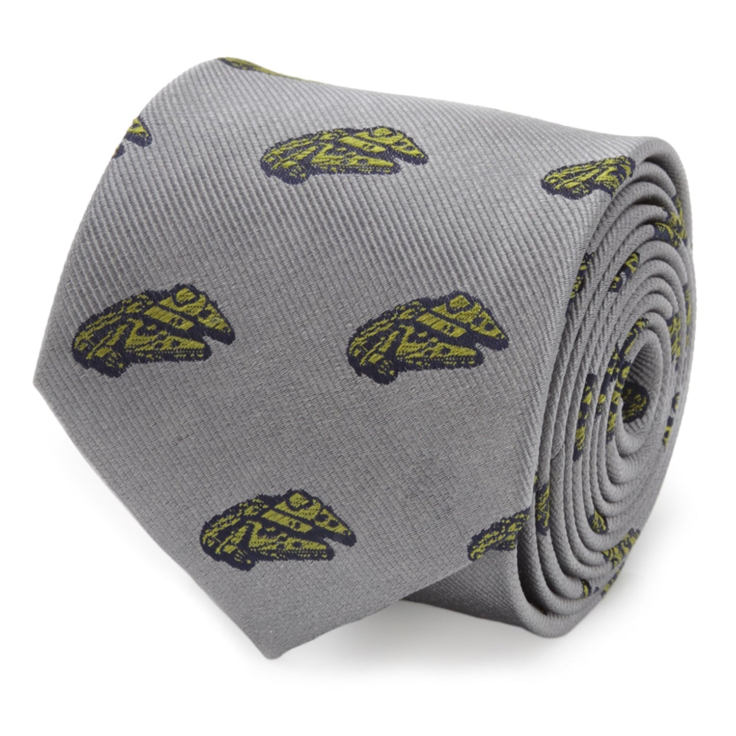 Star Wars Millennium Falcon and TIE Fighter Gray Tie - My Men's Shop