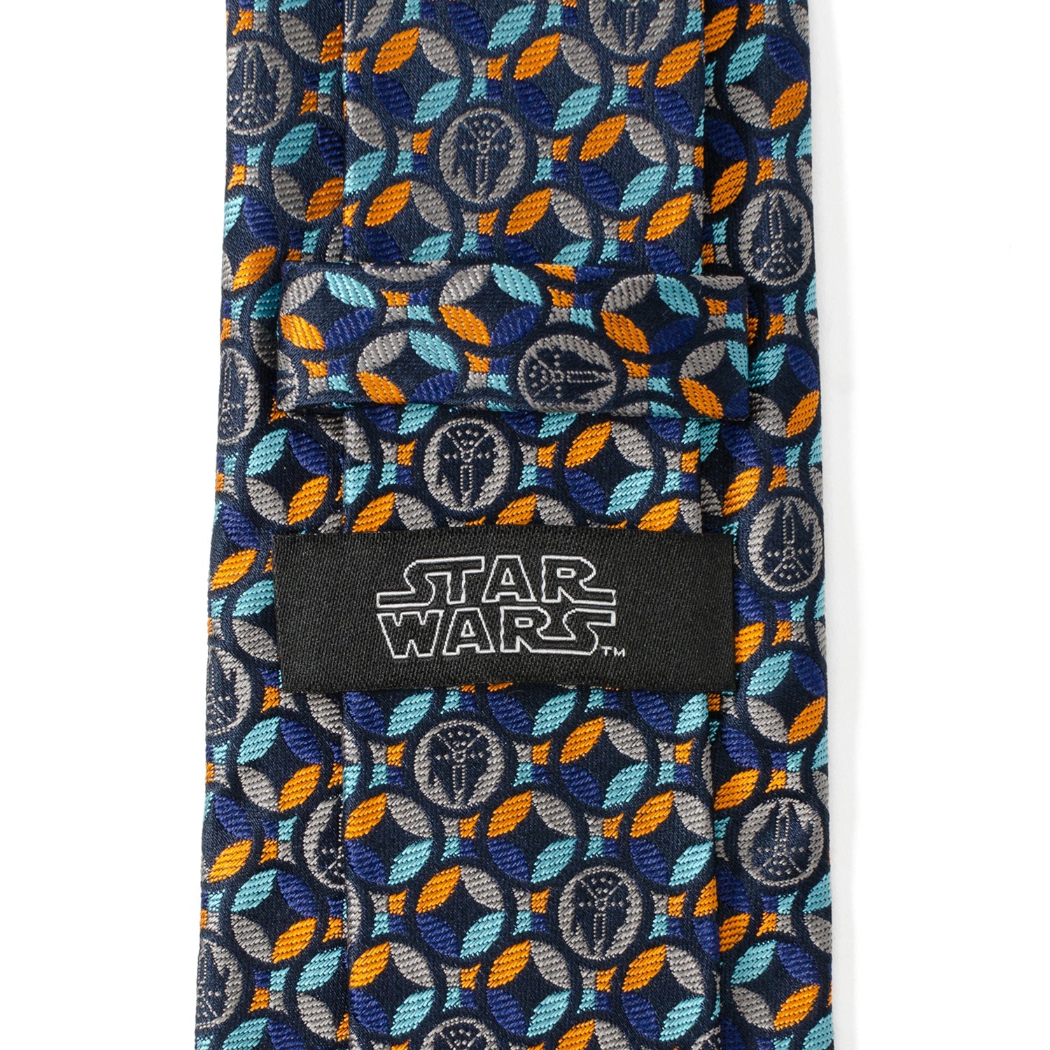 Star Wars Millennium Falcon Motif Navy Blue Tie - My Men's Shop