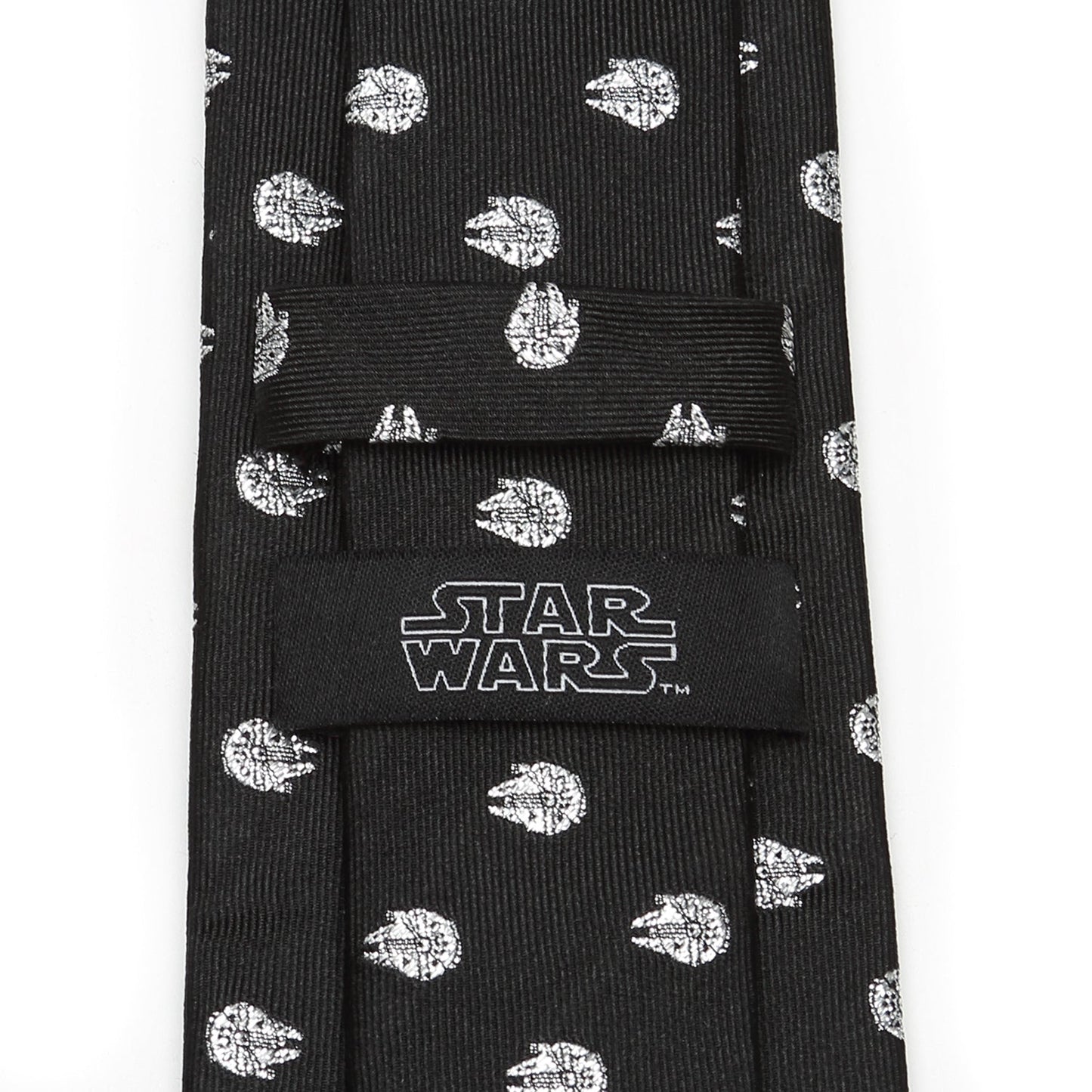 Star Wars Millennium Falcon Metallic Silver and Black Tie - My Men's Shop