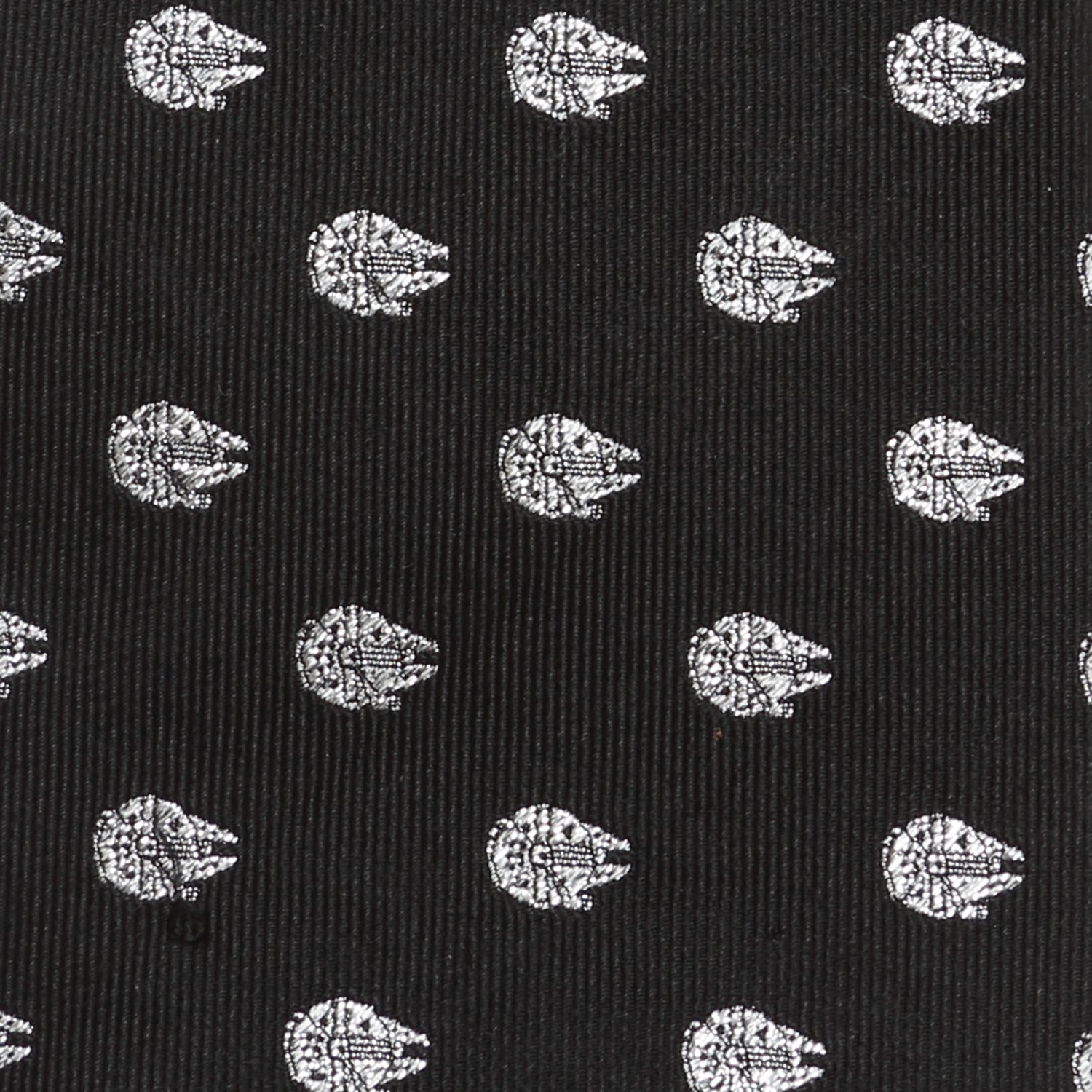 Star Wars Millennium Falcon Metallic Silver and Black Tie - My Men's Shop