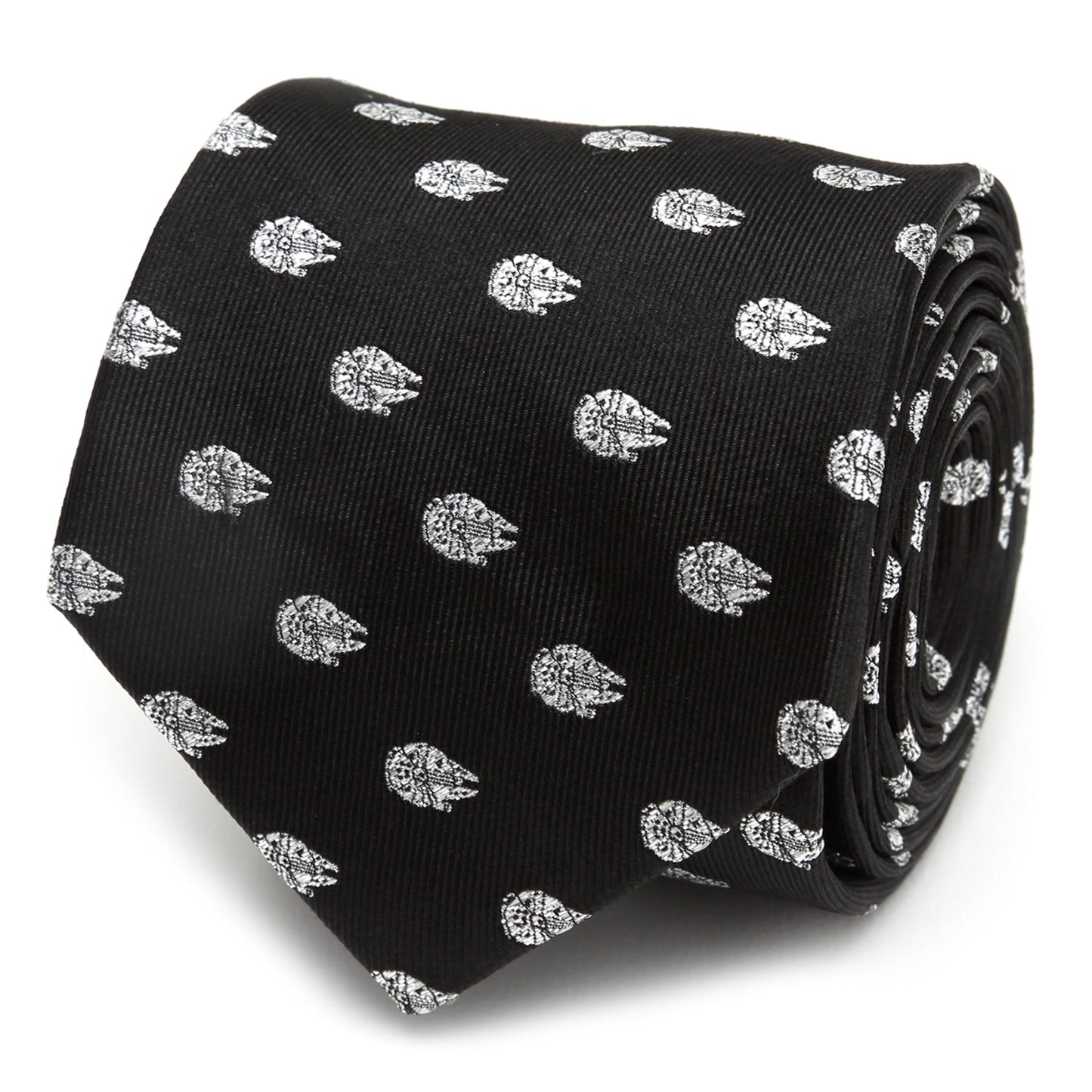 Star Wars Millennium Falcon Metallic Silver and Black Tie - My Men's Shop