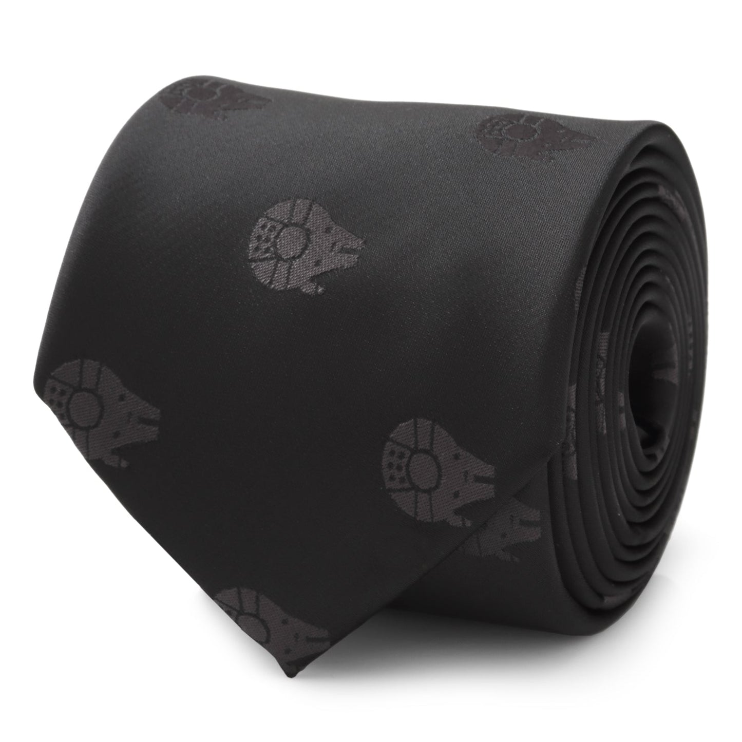 Star Wars Millennium Falcon Black Tonal Tie - My Men's Shop