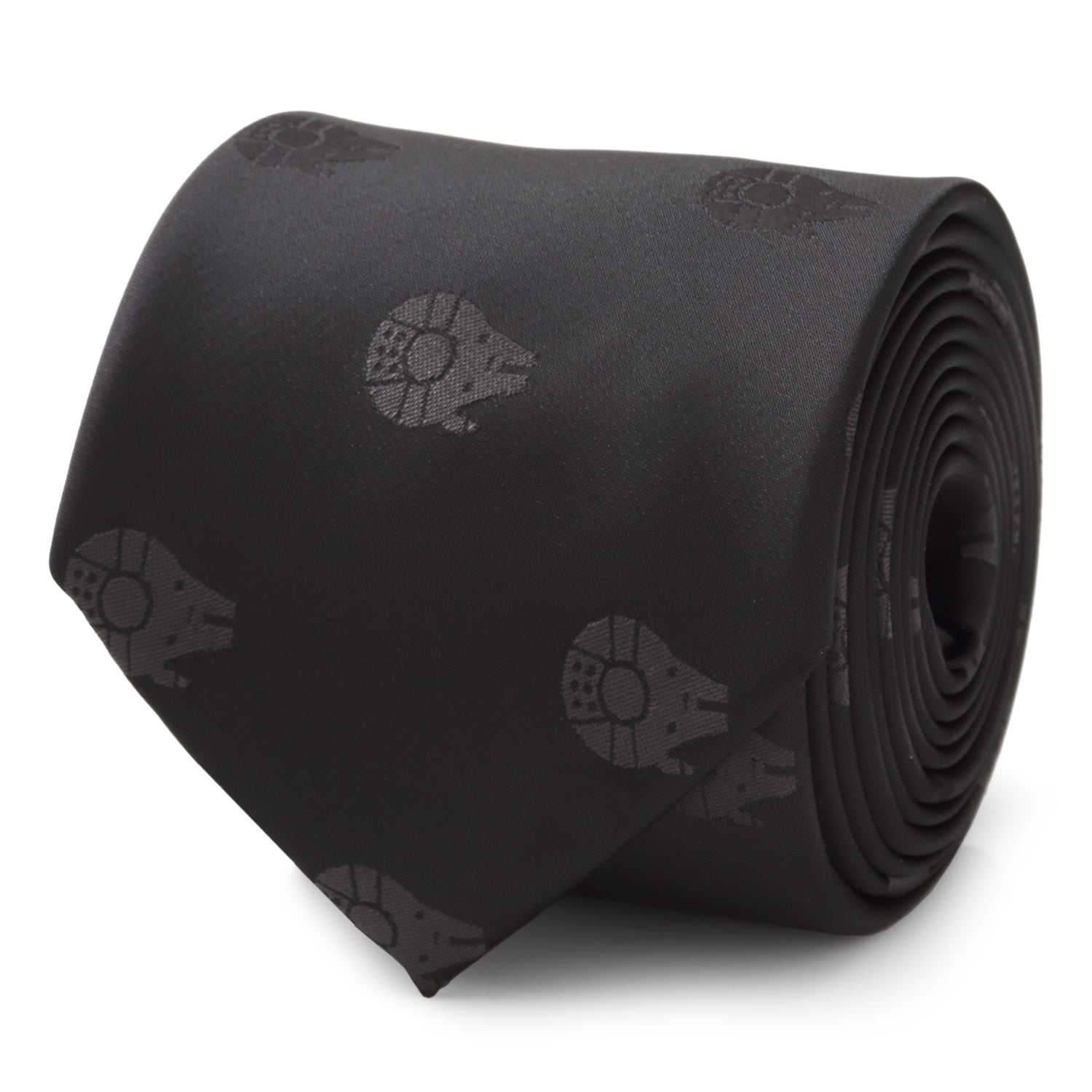 Star Wars Millennium Falcon Black Tonal Tie - My Men's Shop