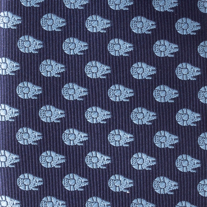 Star Wars Millennium Falcon Blue Tonal Tie - My Men's Shop