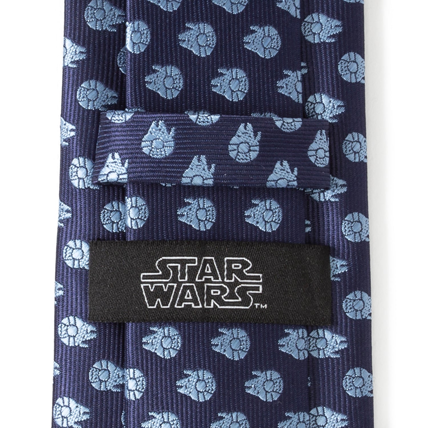 Star Wars Millennium Falcon Blue Tonal Tie - My Men's Shop