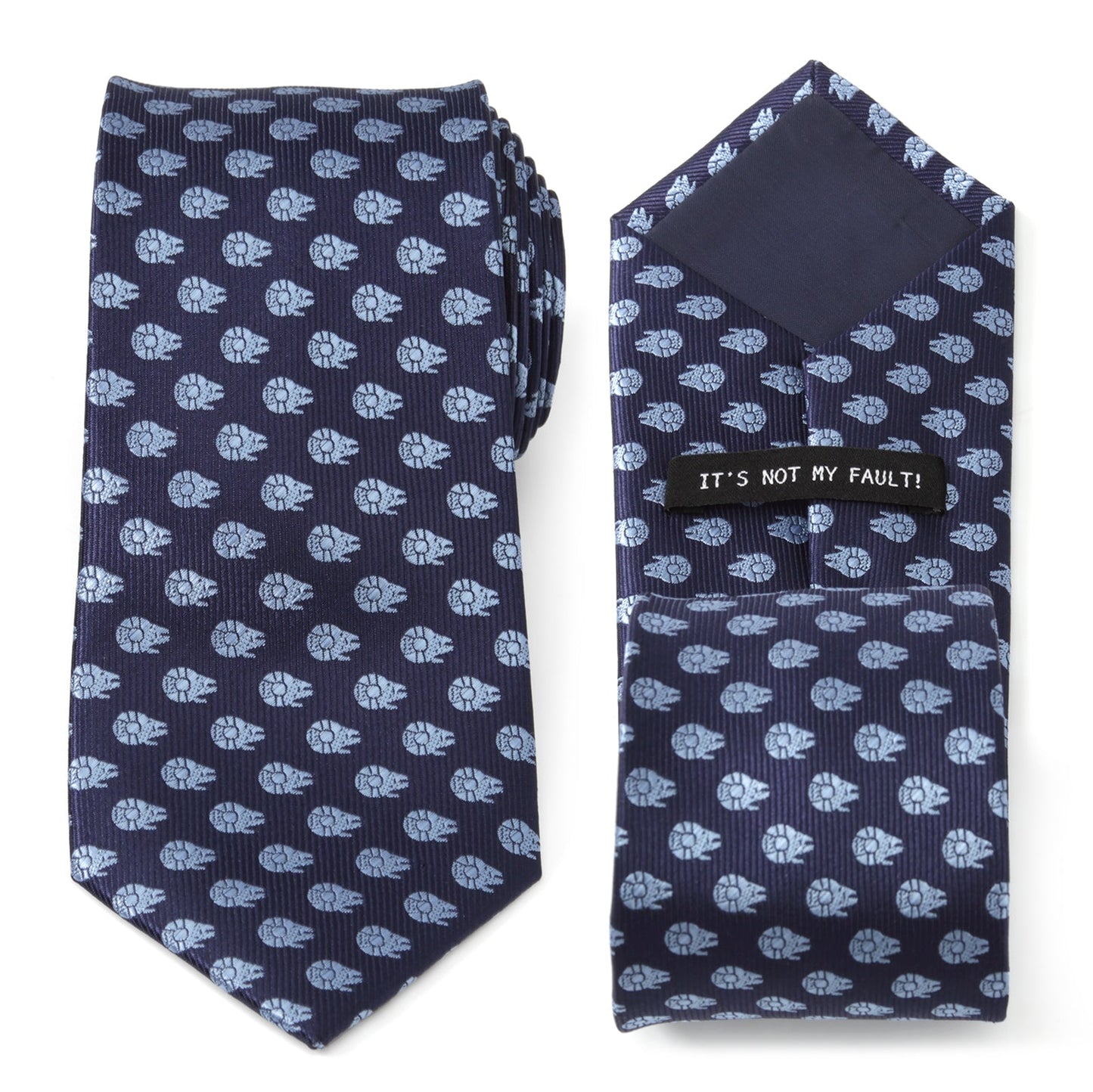 Star Wars Millennium Falcon Blue Tonal Tie - My Men's Shop