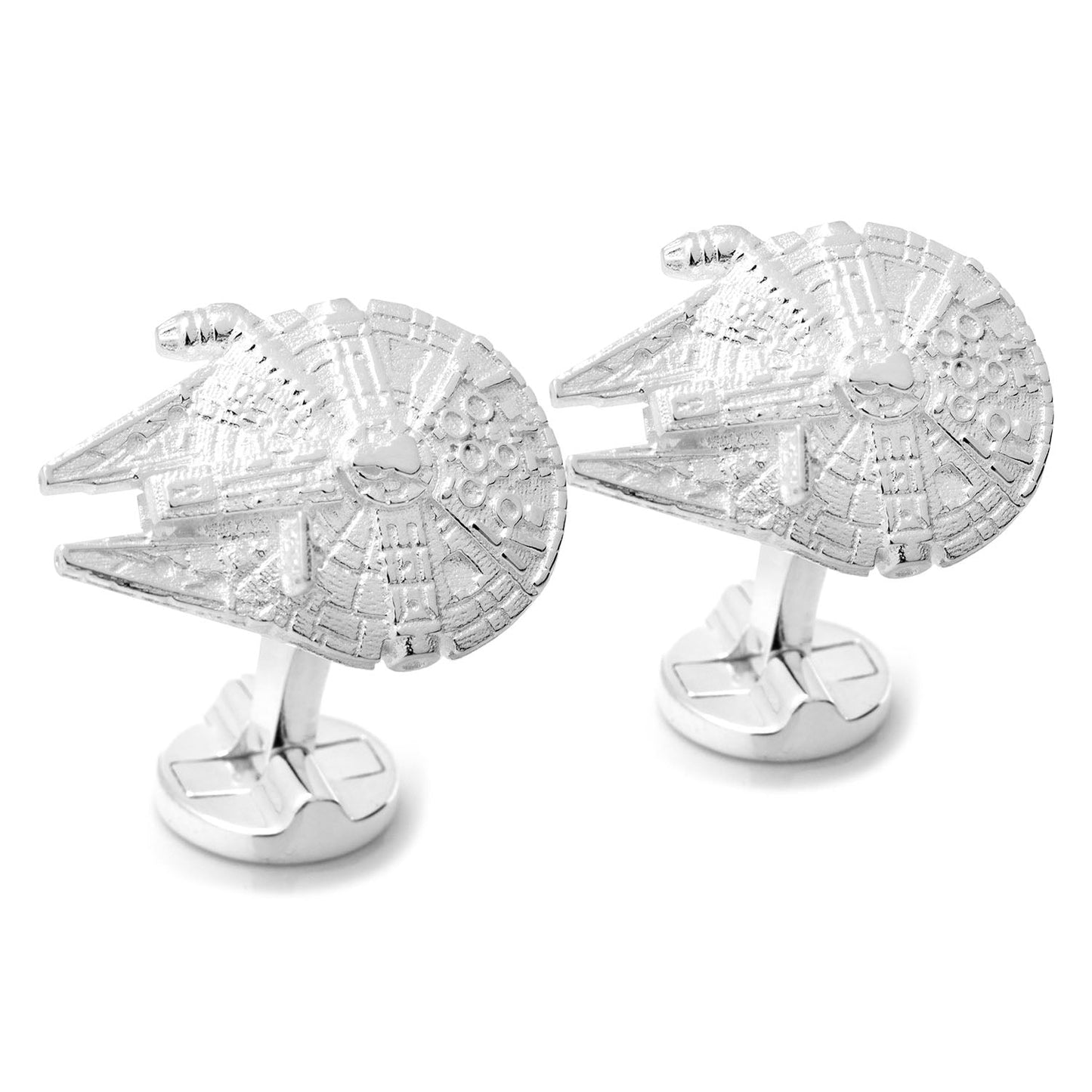 Star Wars Millennium Falcon Sterling Silver 3D Cufflinks - My Men's Shop