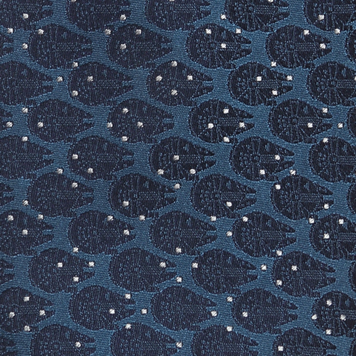 Star Wars Millennium Falcon Blue and White Dot Tie - My Men's Shop
