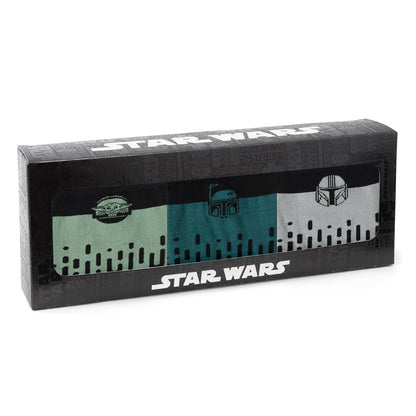 Star Wars Mandalorian 3-Pack Dress Sock and Lapel Pin Gift Set - My Men's Shop