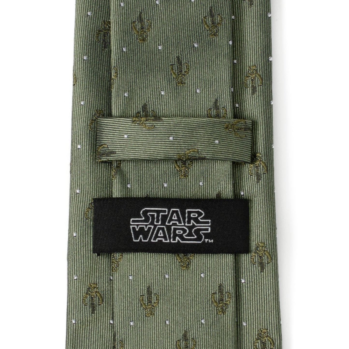 Star Wars Mandalorian Dotted Sage Green Tie - My Men's Shop