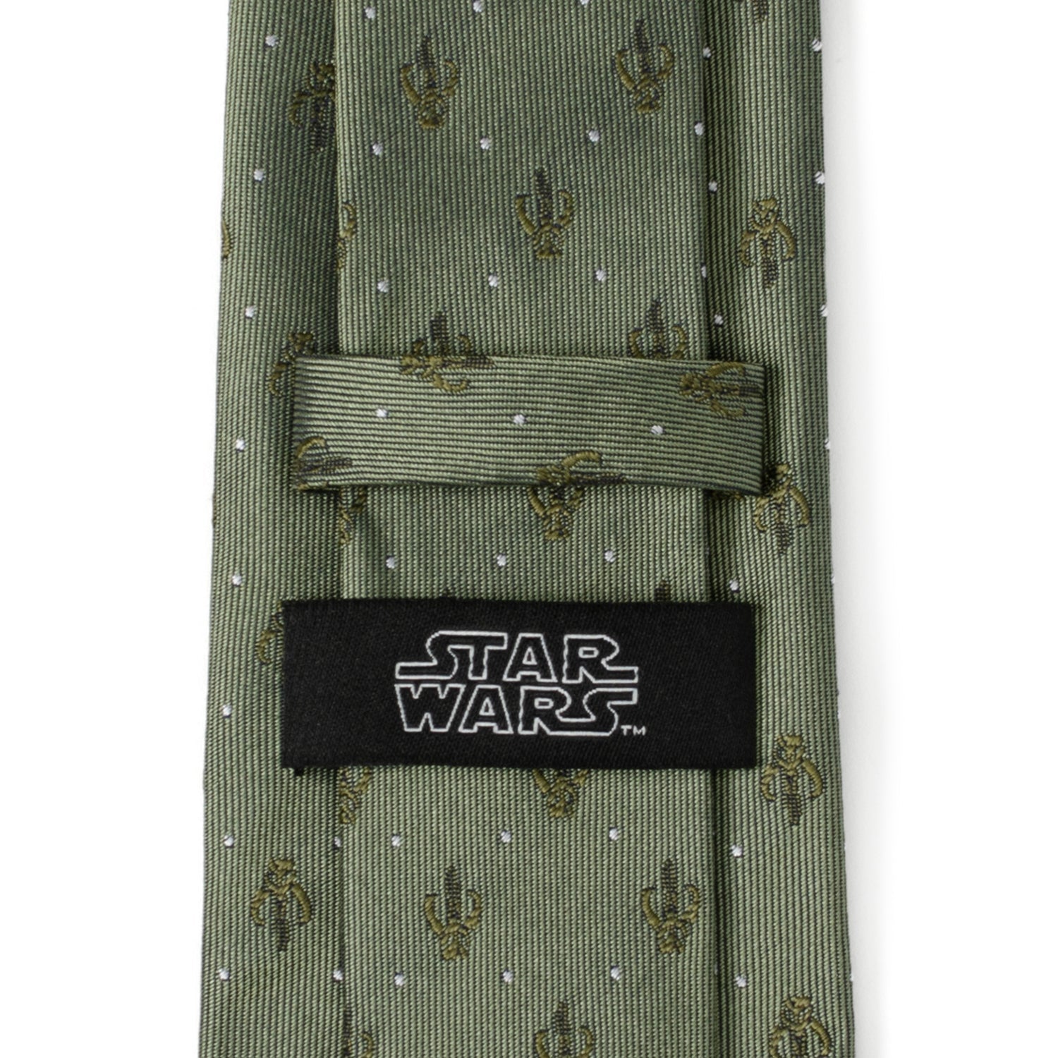 Star Wars Mandalorian Dotted Sage Green Tie - My Men's Shop