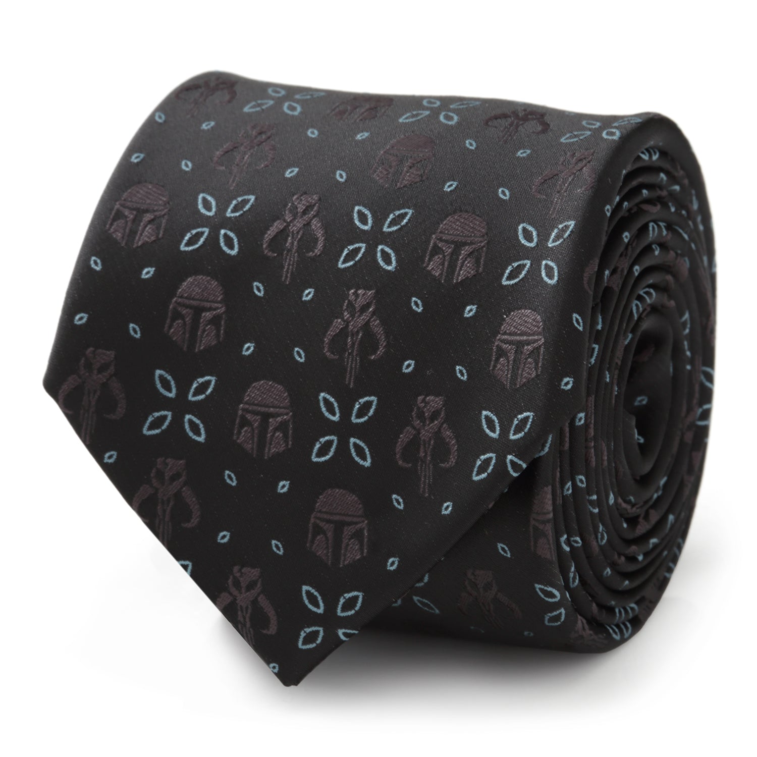 Star Wars Mandalorian Motif Black Tie - My Men's Shop