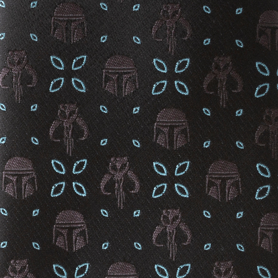 Star Wars Mandalorian Motif Black Tie - My Men's Shop